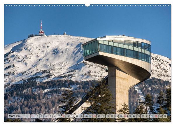 Produktbild: Innsbruck - Hauptstadt der Alpen (Wandkalender 2026 DIN A2 quer), CALVENDO Monatskalender