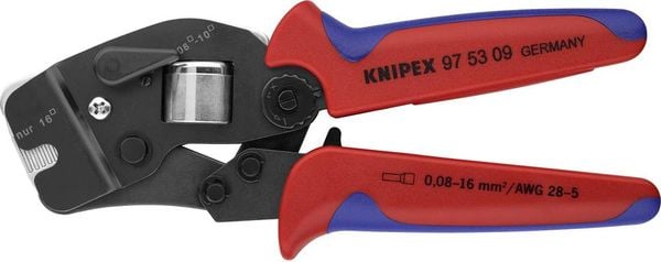 Knipex 97 53 09 Crimpzange Aderendhülsen 0.08 bis 16mm²