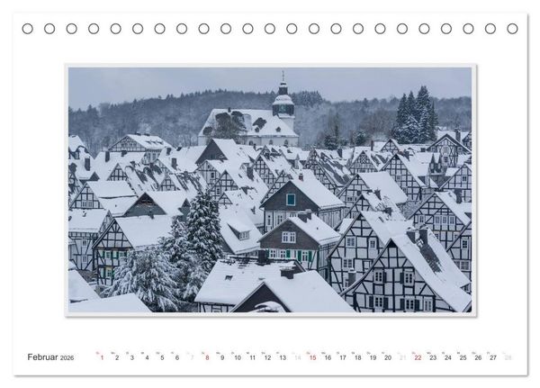 Produktbild: Emotionale Momente: Freudenberg &ndash; Ansichten einer Stadt. (Tischkalender 2026 DIN A5 quer), CALVENDO Monatskalender