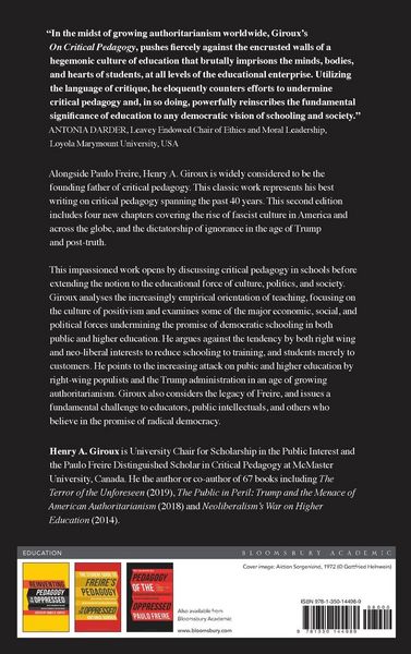 Produktbild: On Critical Pedagogy