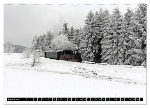 Produktbild: Bahnland Sachsen (hochwertiger Premium Wandkalender 2026 DIN A2 quer), Kunstdruck in Hochglanz