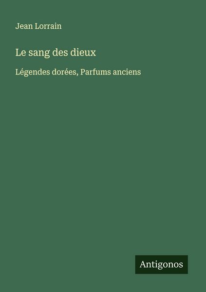 Produktbild: Le sang des dieux