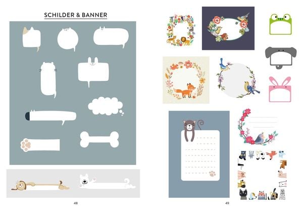 Produktbild: Bullet Journal Stickerbuch &ndash; Tiere: 600 Tiere aus aller Welt &ndash;&nbsp;von s&uuml;&szlig; bis exotisch