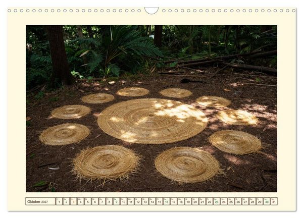 Produktbild: Gestaltete Stille - Wo die Natur zur Skulptur wird (Wandkalender 2027 DIN A3 quer), CALVENDO Monatskalender