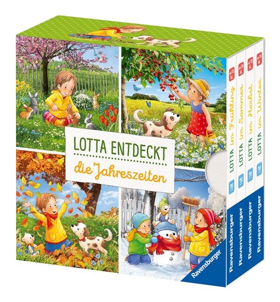 Lotta entdeckt die Jahreszeiten, Set von Sandra Grimm, Ravensburger Verlag GmbH, 9783473421107