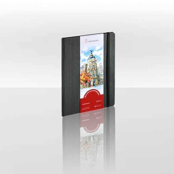 Produktbild: Hahnem&uuml;hle Papier Watercoulour Book 200g/m&sup2;, DIN A4 Hochformat, 200 g/m&sup2;