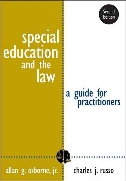 Produktbild: Special Education and the Law: A Guide for Practitioners