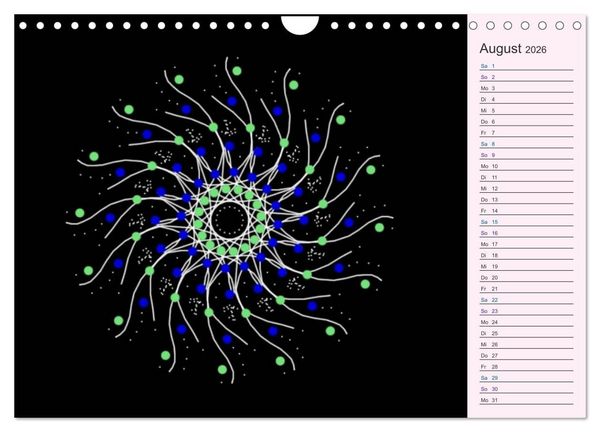 Produktbild: Filigran - Mandalas (Wandkalender 2026 DIN A4 quer), CALVENDO Monatskalender