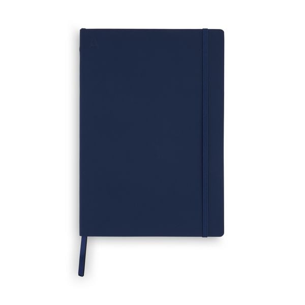 Produktbild: Notizbuch A6 Softcover Navy Blue Liniert, 128 Seiten