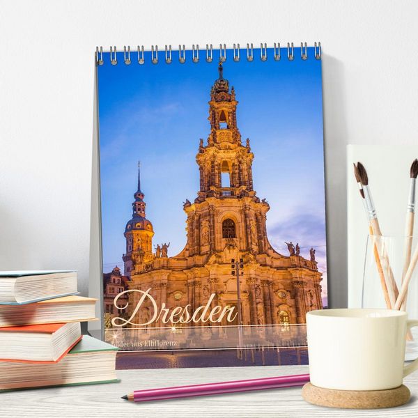 Produktbild: Dresden - Bilder aus Elbflorenz (Tischkalender 2026 DIN A5 hoch), CALVENDO Monatskalender