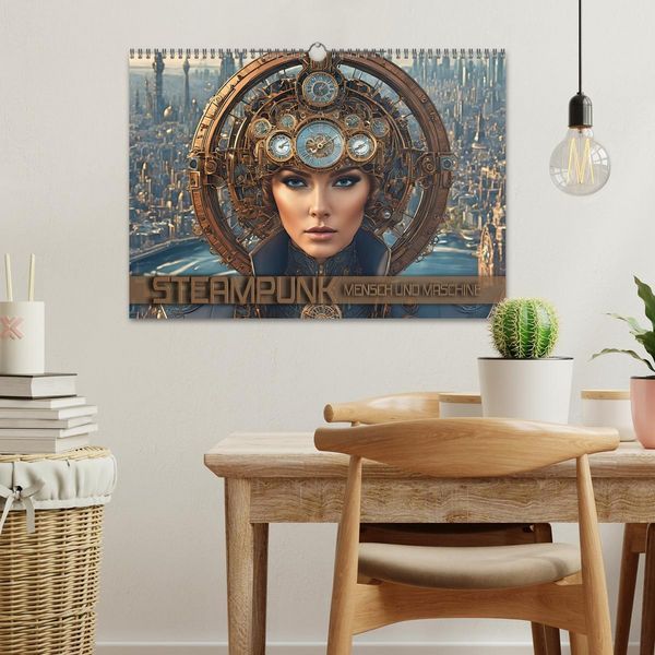 Produktbild: Steampunk - Mensch und Maschine (Wandkalender 2026 DIN A3 quer), CALVENDO Monatskalender