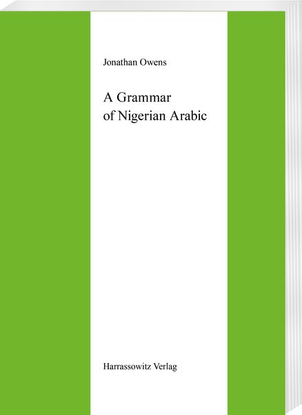 Produktbild: A Grammar of Nigerian Arabic