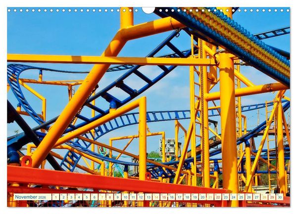 Produktbild: Achterbahn - extrem (Wandkalender 2026 DIN A3 quer), CALVENDO Monatskalender