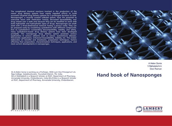 Produktbild: Hand book of Nanosponges
