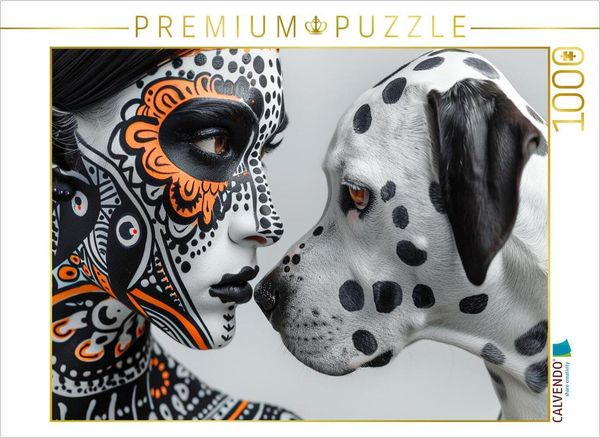 Produktbild: CALVENDO Puzzle Ein Motiv aus dem Kalender Dalmatinergirls | 1000 Teile Lege-Gr&ouml;&szlig;e 64x48cm Foto-Puzzle f&uuml;r gl&uuml;ckliche Stunden