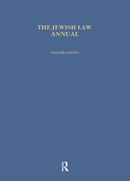 Produktbild: Jewish Law Annual (Vol 11)