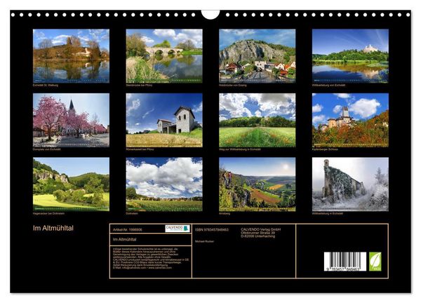 Produktbild: Im Altm&uuml;hltal (Wandkalender 2026 DIN A3 quer), CALVENDO Monatskalender