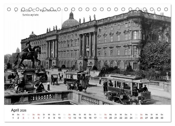 Produktbild: Gr&uuml;&szlig;e aus dem alten Berlin (Tischkalender 2026 DIN A5 quer), CALVENDO Monatskalender