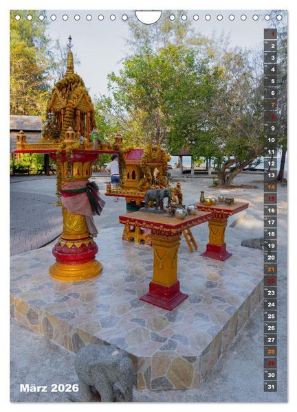 Produktbild: Thailand - Perle Asiens (Wandkalender 2026 DIN A4 hoch), CALVENDO Monatskalender