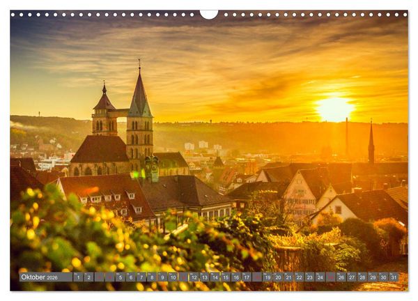 Produktbild: Historisches Esslingen am Neckar 2026 (Wandkalender 2026 DIN A3 quer), CALVENDO Monatskalender