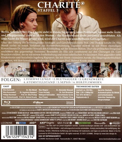 Produktbild: Charit&eacute; - Staffel 3