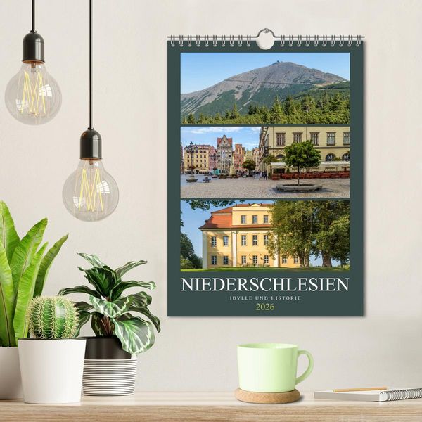 Produktbild: NIEDERSCHLESIEN Idylle und Historie (Wandkalender 2026 DIN A4 hoch), CALVENDO Monatskalender