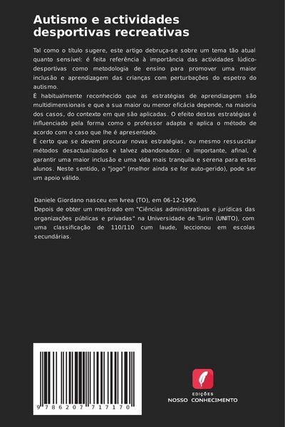 Produktbild: Autismo e actividades desportivas recreativas