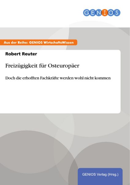 Produktbild: Freiz&uuml;gigkeit f&uuml;r Osteurop&auml;er