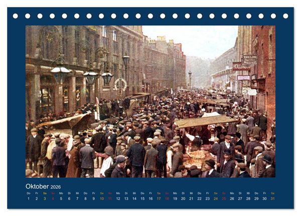 Produktbild: Historisches London von 1888 bis 1918 (Tischkalender 2026 DIN A5 quer), CALVENDO Monatskalender