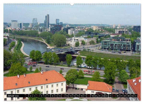 Produktbild: Hauptst&auml;dte des Baltikums (hochwertiger Premium Wandkalender 2026 DIN A2 quer), Kunstdruck in Hochglanz