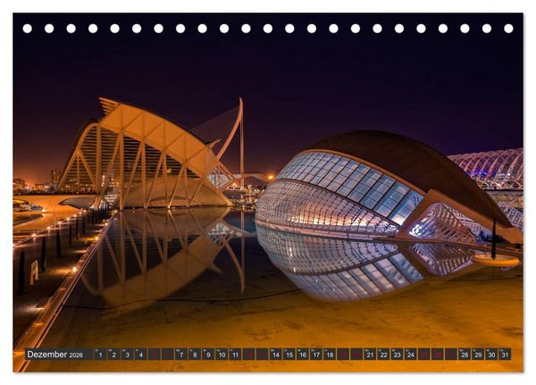Produktbild: Valencia - Stadt am Turia (Tischkalender 2026 DIN A5 quer), CALVENDO Monatskalender