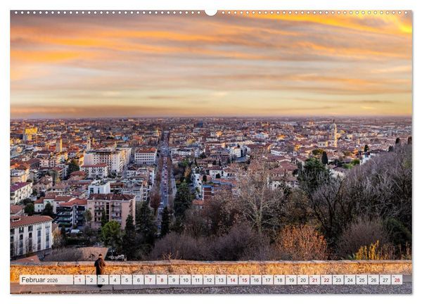 Produktbild: Bezauberndes Bergamo (hochwertiger Premium Wandkalender 2026 DIN A2 quer), Kunstdruck in Hochglanz