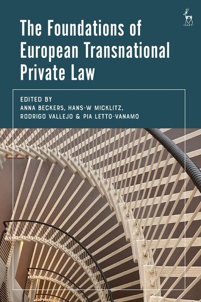 Produktbild: The Foundations of European Transnational Private Law