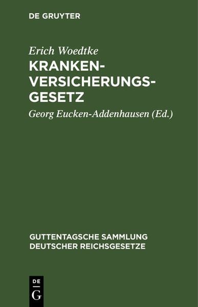 Produktbild: Krankenversicherungsgesetz