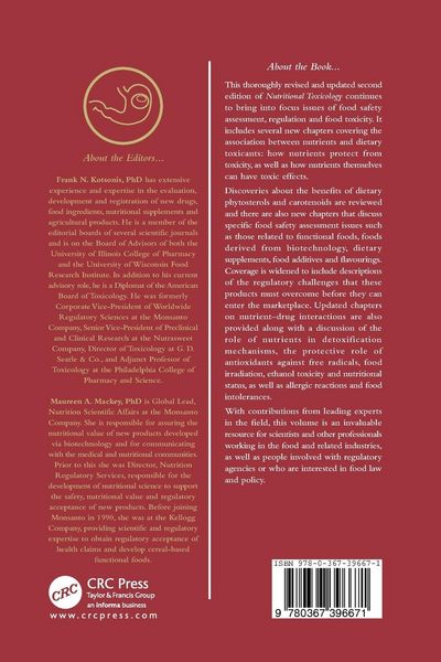 Produktbild: Nutritional Toxicology