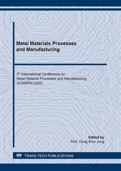 Produktbild: Metal Materials Processes and Manufacturing