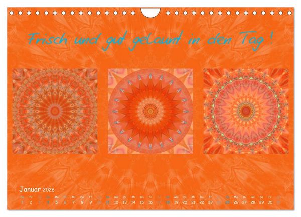 Produktbild: Mandala Trilogien (Wandkalender 2026 DIN A4 quer), CALVENDO Monatskalender