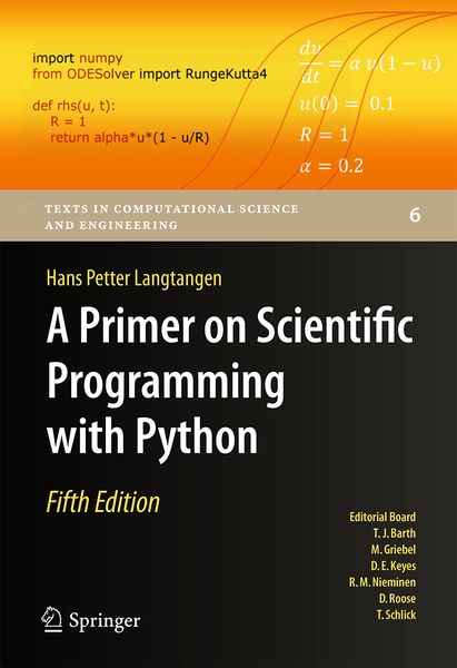 Produktbild: A Primer on Scientific Programming with Python