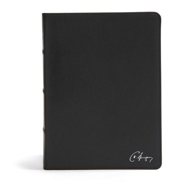 Produktbild: CSB Spurgeon Study Bible, Black Genuine Leather, Indexed