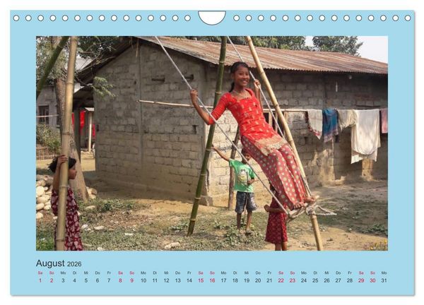 Produktbild: Kalender der Nepal Kinderhilfe e.V. (Wandkalender 2026 DIN A4 quer), CALVENDO Monatskalender