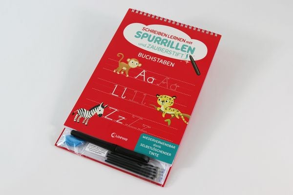Produktbild: Schreiben lernen mit Spurrillen und Zauberstift - Buchstaben