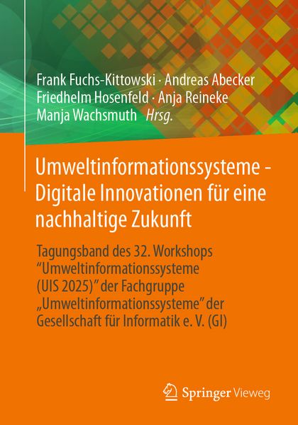 Produktbild: Umweltinformationssysteme - Digitale Innovationen f&uuml;r eine nachhaltige Zukunft