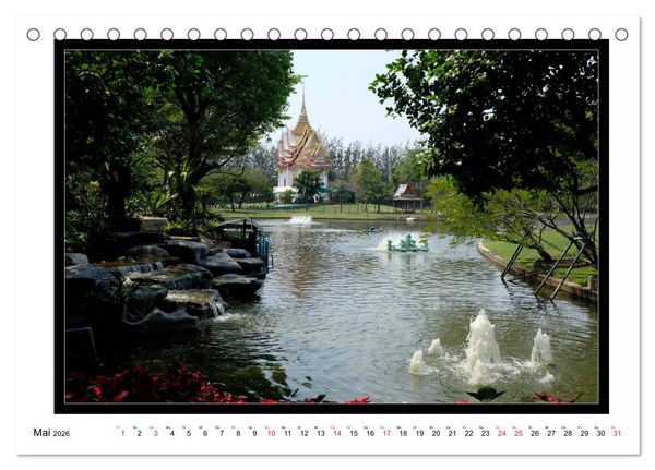 Produktbild: Thailand - auf stillen Wegen (Tischkalender 2026 DIN A5 quer), CALVENDO Monatskalender