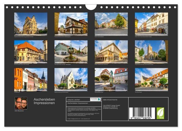 Produktbild: Aschersleben Impressionen (Wandkalender 2026 DIN A4 quer), CALVENDO Monatskalender