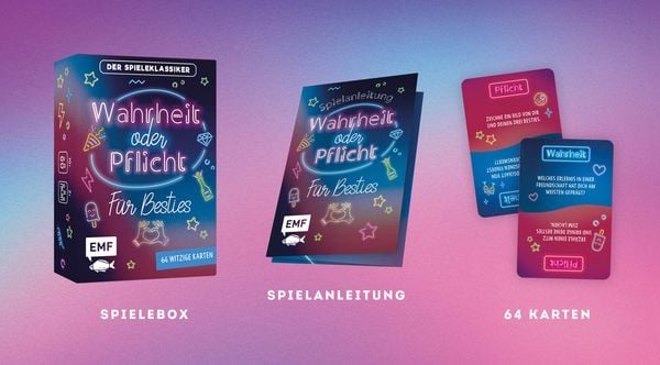 Produktbild: Kartenspiel: Wahrheit oder Pflicht f&uuml;r Besties