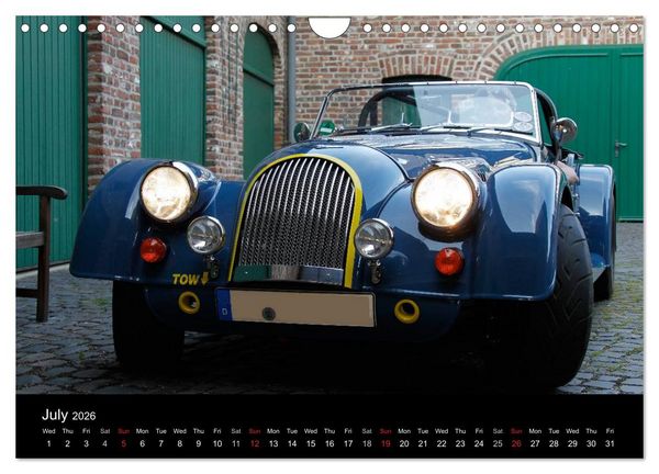 Produktbild: Morgan, the last real sports car (Wall Calendar 2026 DIN A4 landscape), CALVENDO 12 Month Wall Calendar