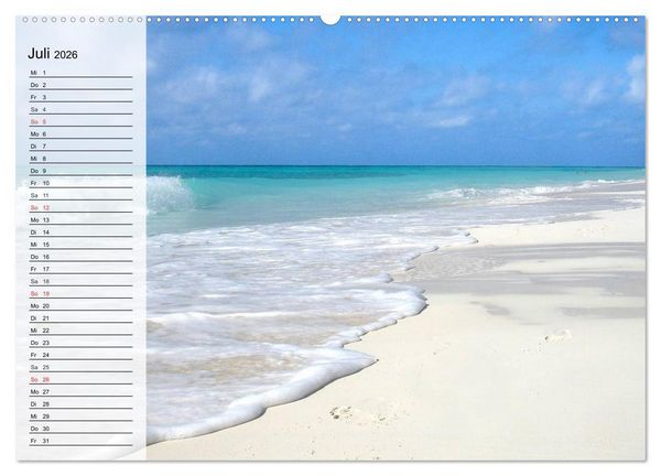 Produktbild: S&uuml;dseetr&auml;ume. Paradiese im Pazifik (hochwertiger Premium Wandkalender 2026 DIN A2 quer), Kunstdruck in Hochglanz