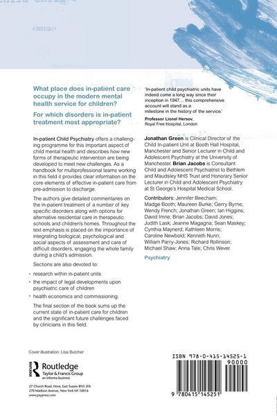 Produktbild: In-patient Child Psychiatry