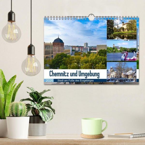 Produktbild: Chemnitz und Umgebung (Wandkalender 2026 DIN A4 quer), CALVENDO Monatskalender