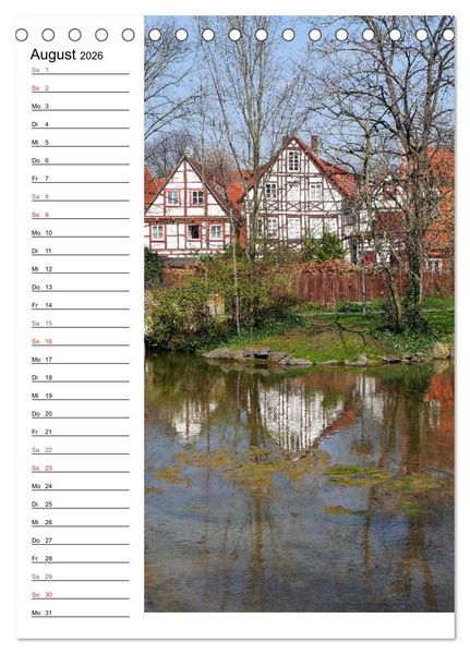 Produktbild: Streifz&uuml;ge durch Paderborn (Tischkalender 2026 DIN A5 hoch), CALVENDO Monatskalender